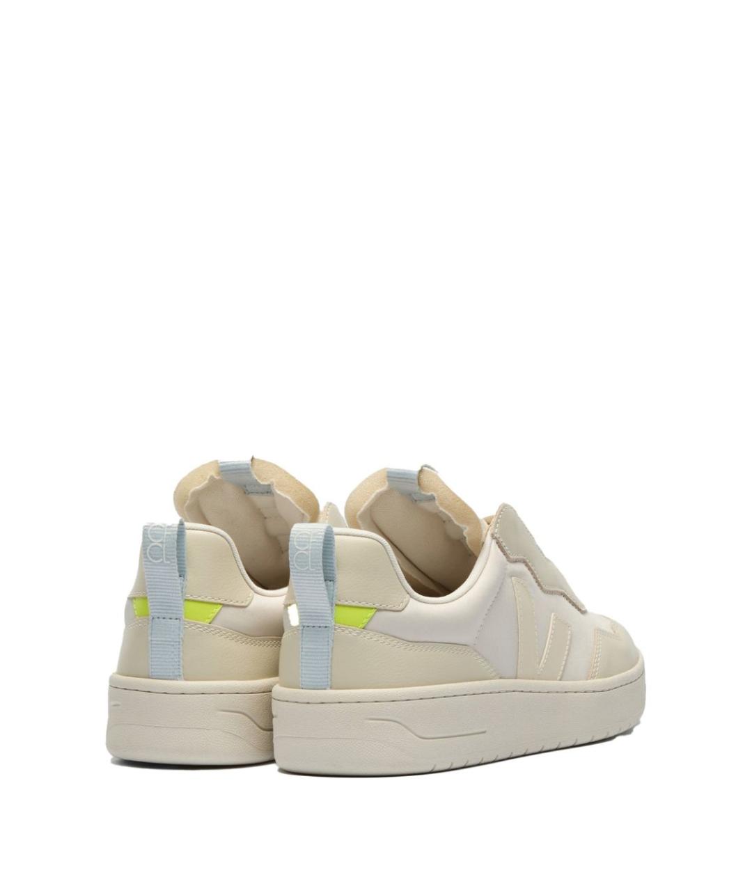 VEJA Бежевые кожаные кеды, фото 3