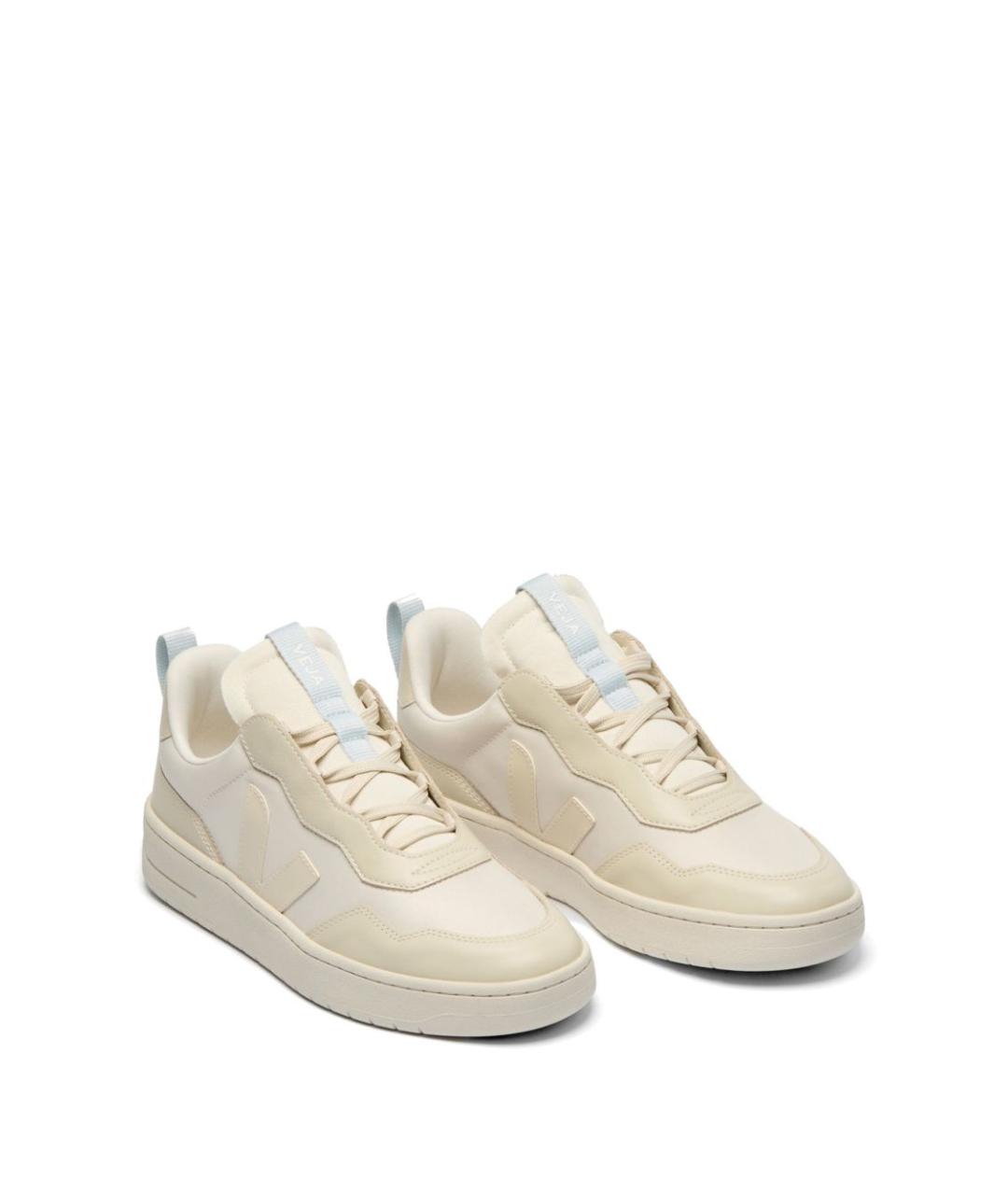 VEJA Бежевые кожаные кеды, фото 2