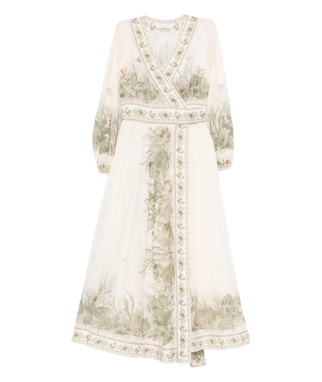 ZIMMERMANN Мульти хлопковое повседневное платье, фото 1