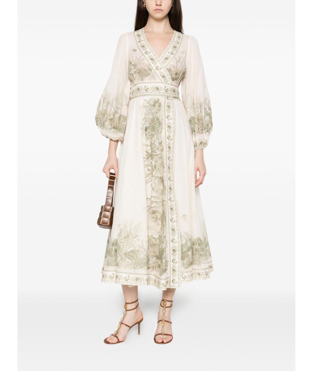 ZIMMERMANN Мульти хлопковое повседневное платье, фото 5