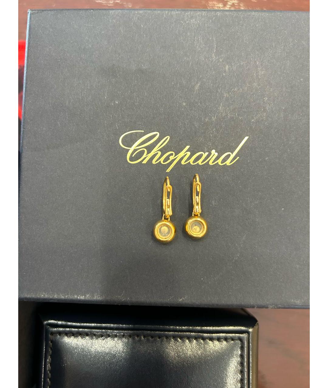 CHOPARD Золотые серьги из желтого золота, фото 3