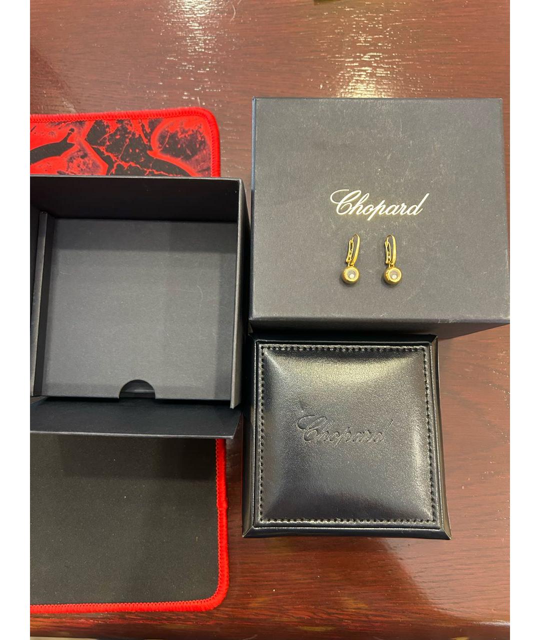 CHOPARD Золотые серьги из желтого золота, фото 5