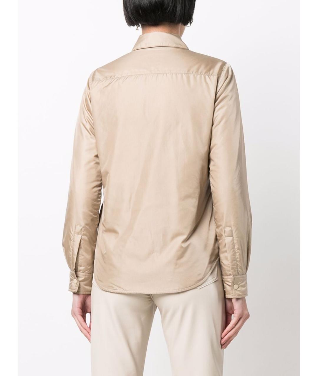 ASPESI Бежевая полиэстеровая куртка, фото 5