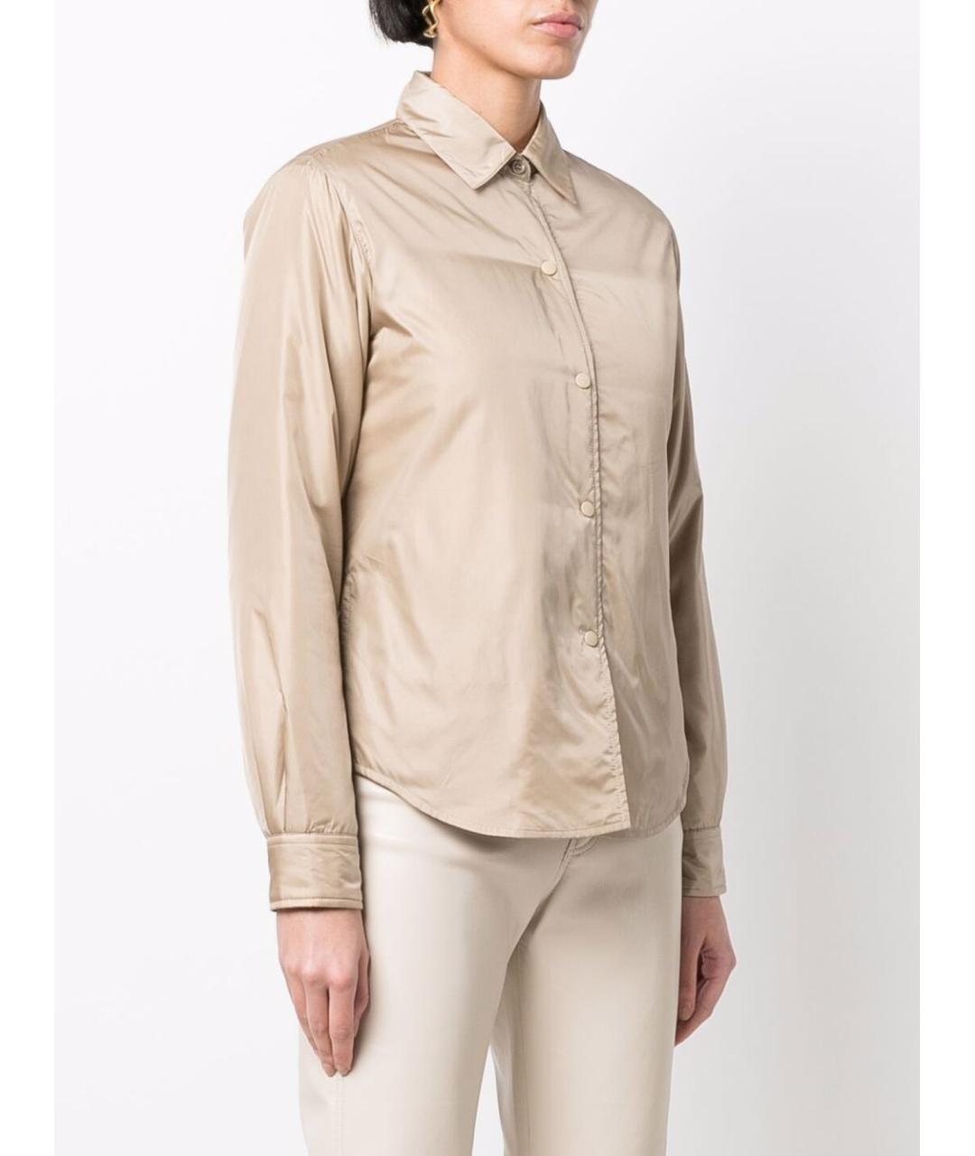 ASPESI Бежевая полиэстеровая куртка, фото 4