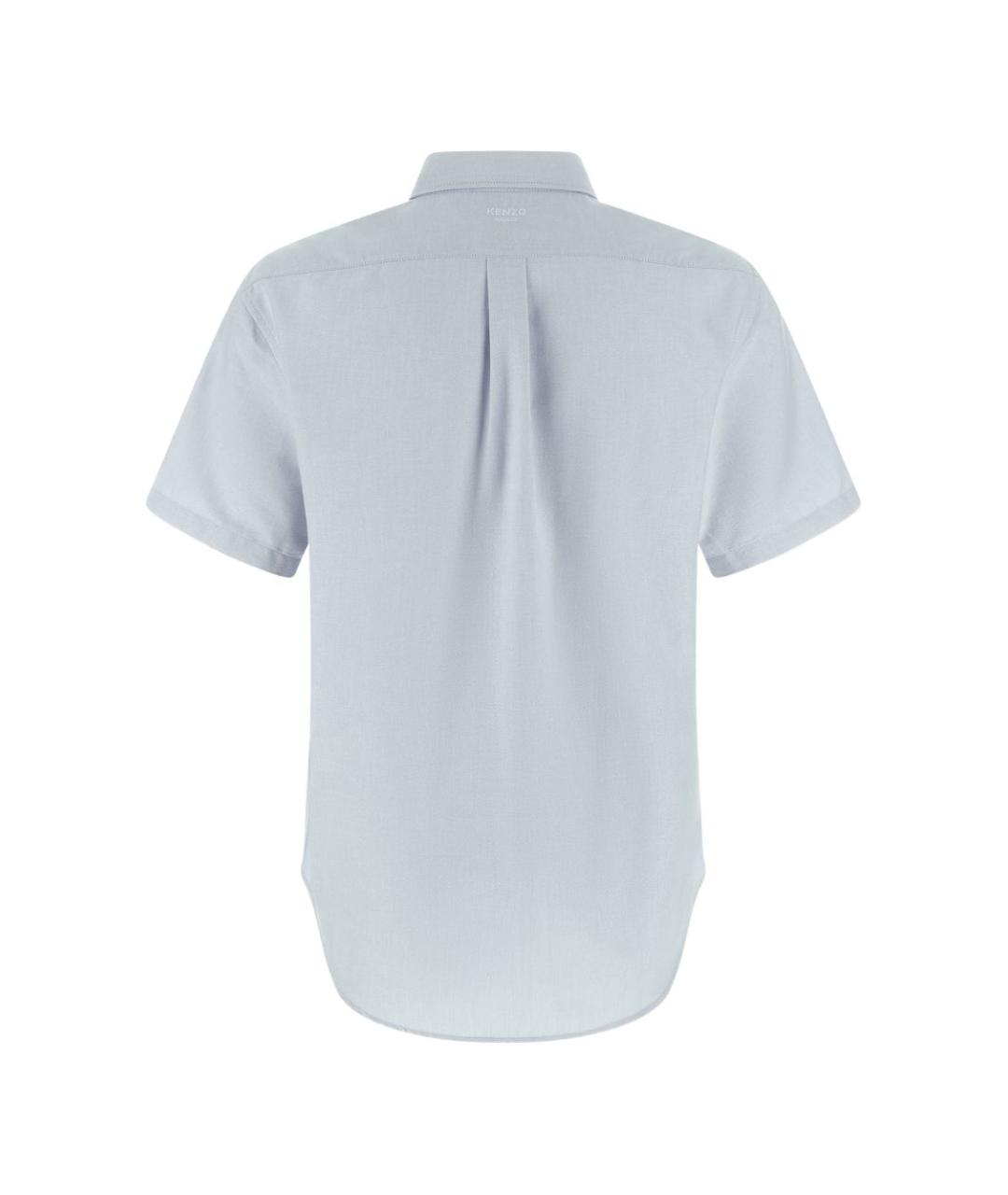 KENZO Голубая хлопковая кэжуал рубашка, фото 2