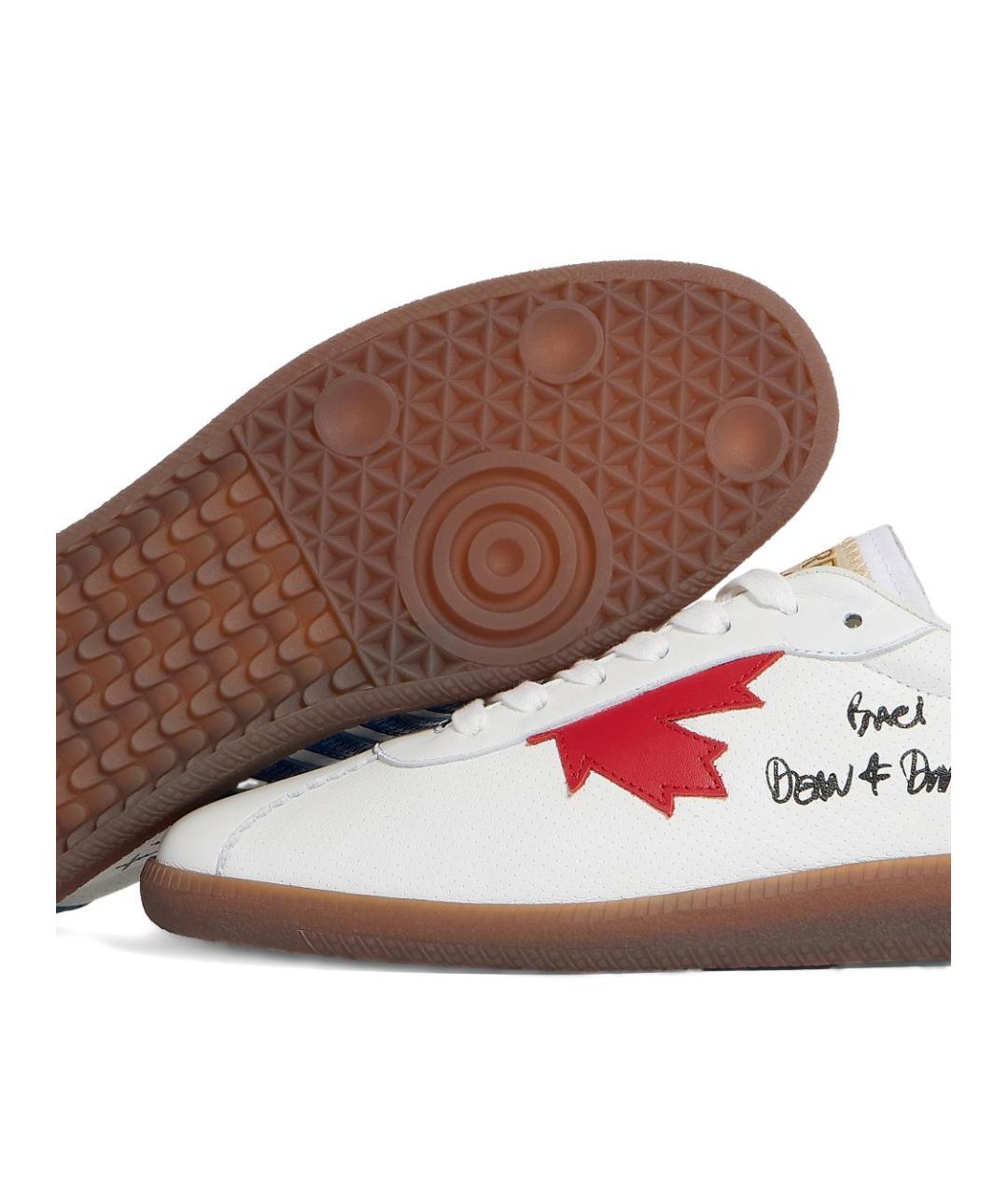 DSQUARED2 Мульти кожаные низкие кроссовки / кеды, фото 4