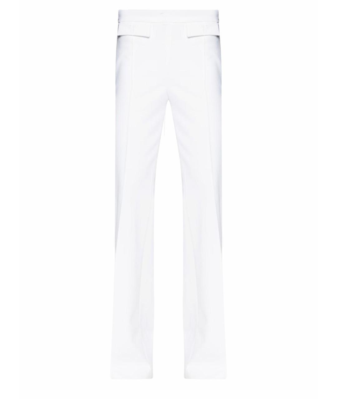 ELISABETTA FRANCHI Полиэстеровые прямые брюки, фото 1