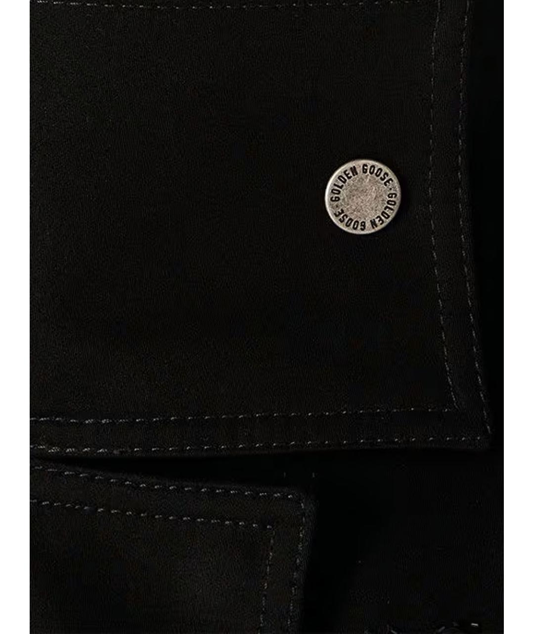 GOLDEN GOOSE DELUXE BRAND Черная хлопковая куртка, фото 3