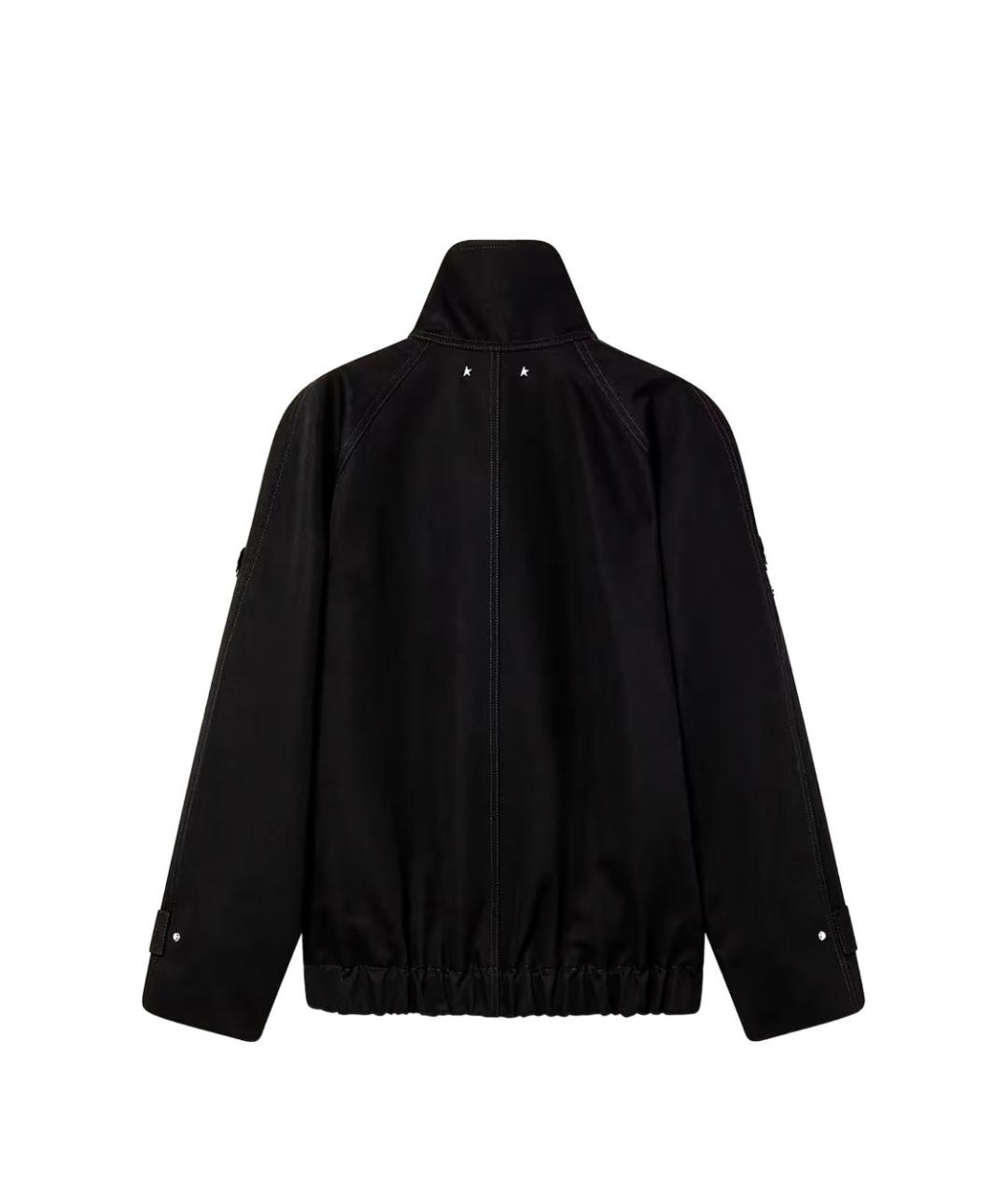 GOLDEN GOOSE DELUXE BRAND Черная хлопковая куртка, фото 2