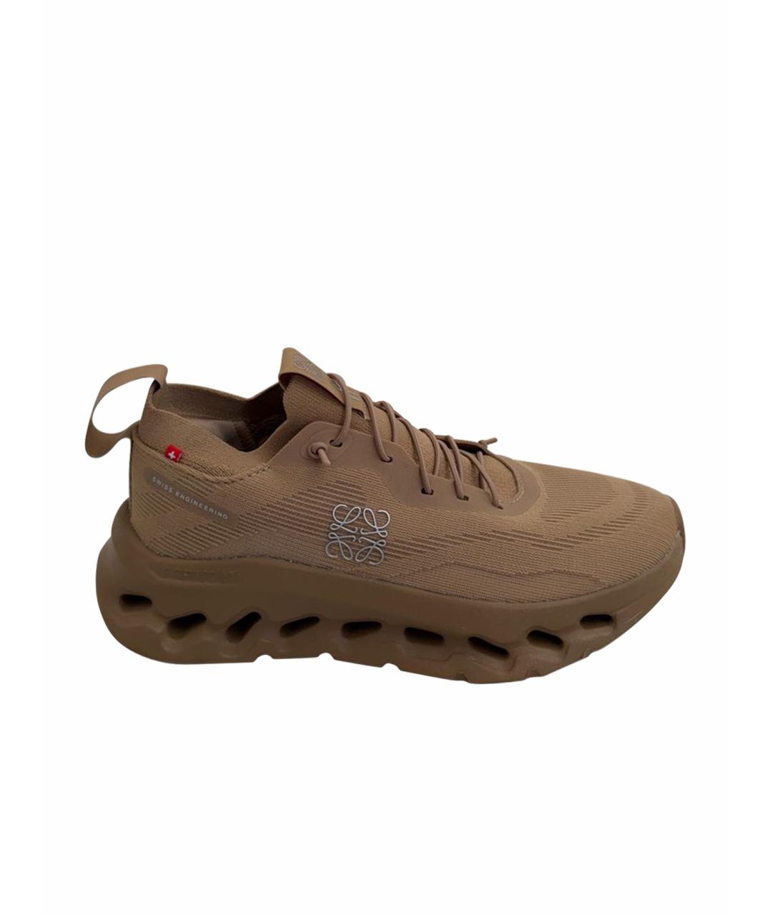 LOEWE Бежевые кроссовки, фото 6