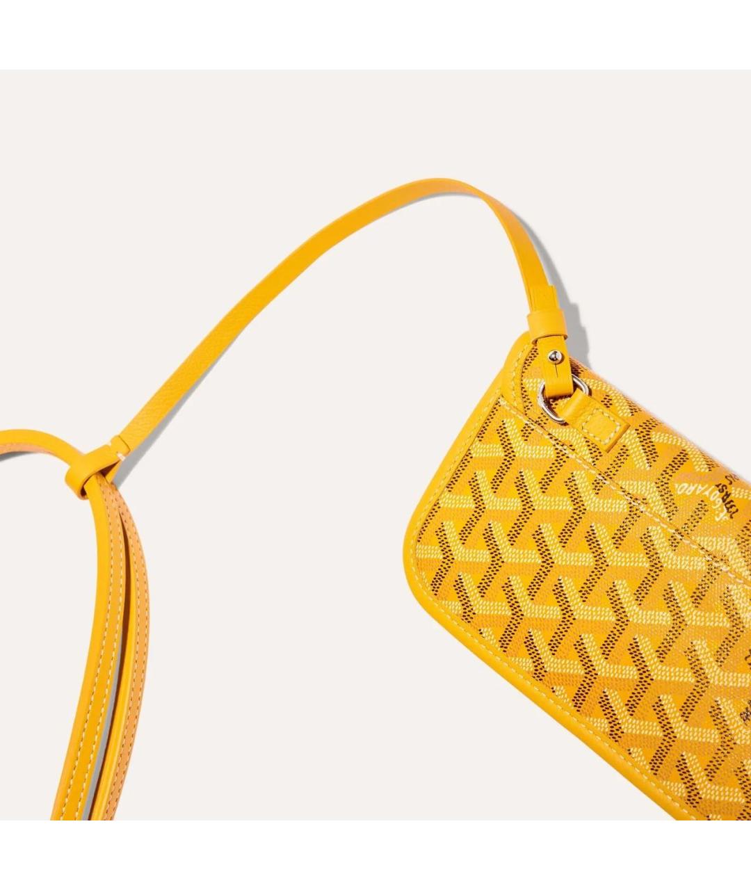 GOYARD Желтая сумка тоут, фото 5