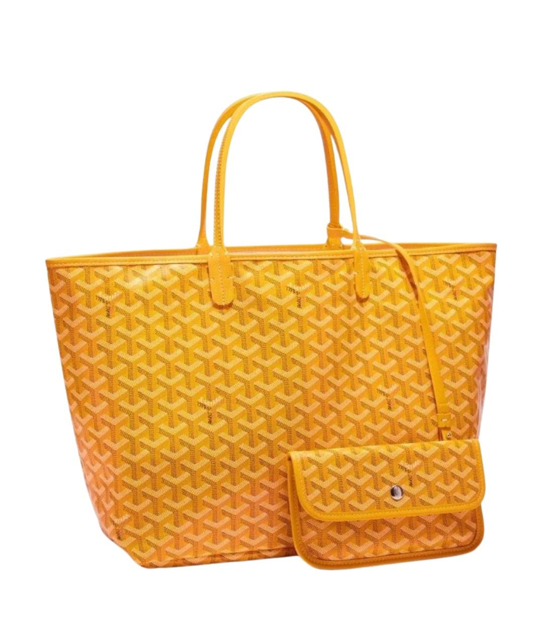 GOYARD Желтая сумка тоут, фото 1
