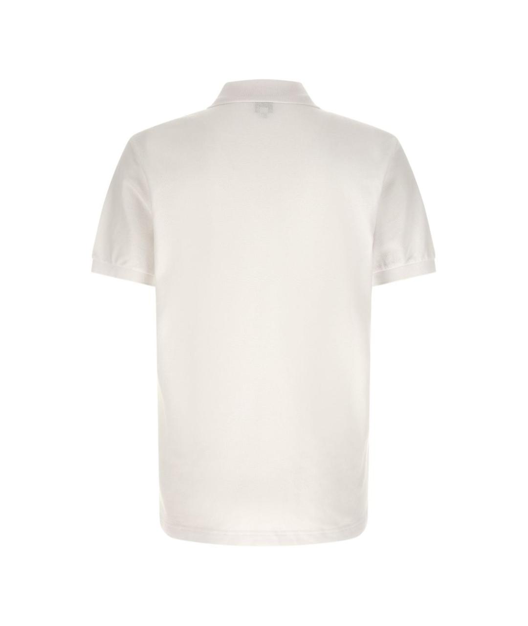 KENZO Белое хлопковое поло с коротким рукавом, фото 2