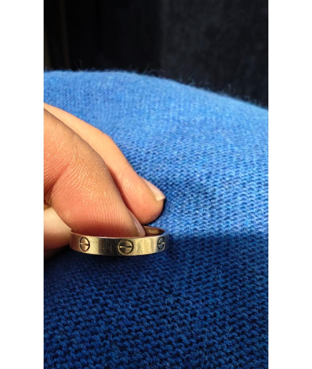 CARTIER Белое платиновое кольцо, фото 5