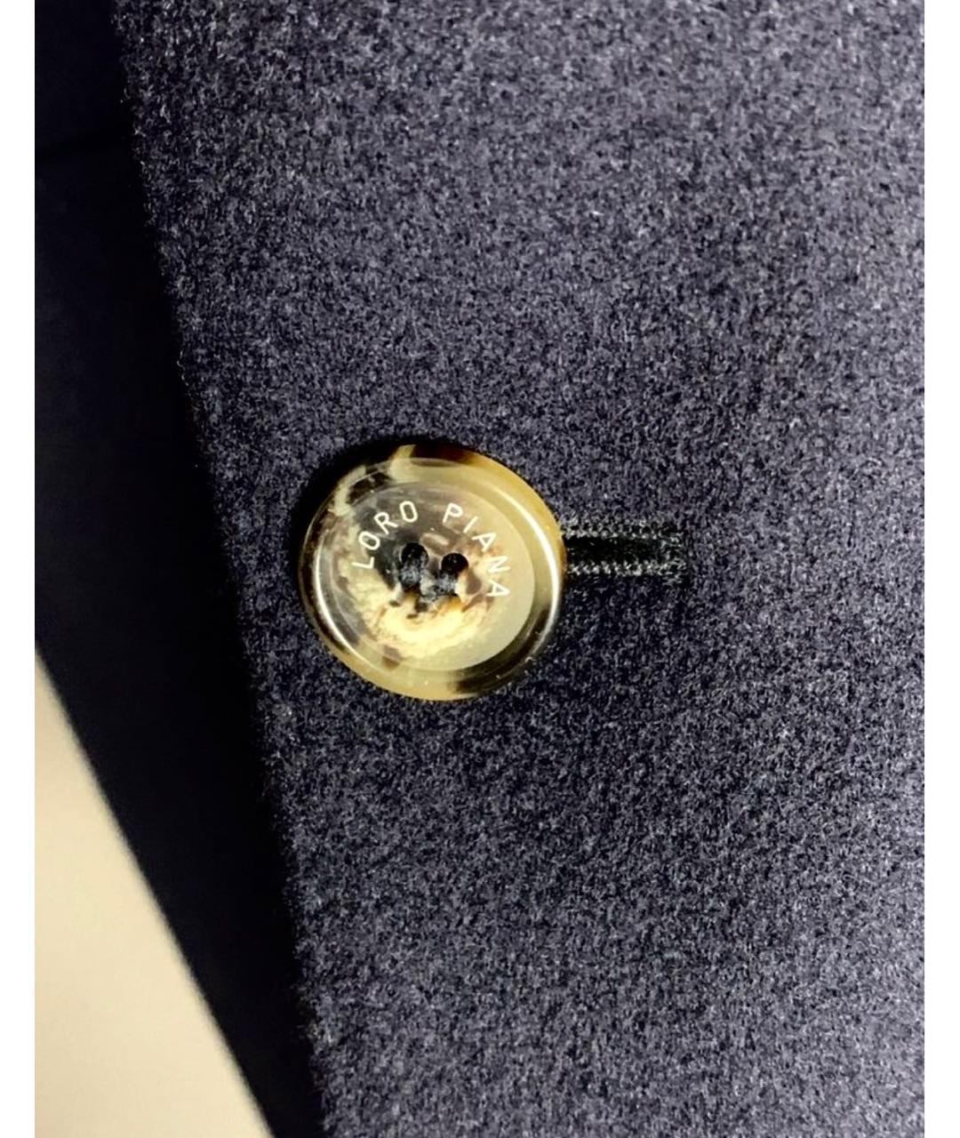 LORO PIANA Синее кашемировое пальто, фото 7