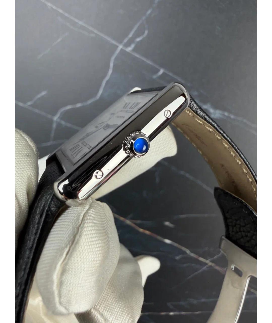 CARTIER Белые металлические часы, фото 3