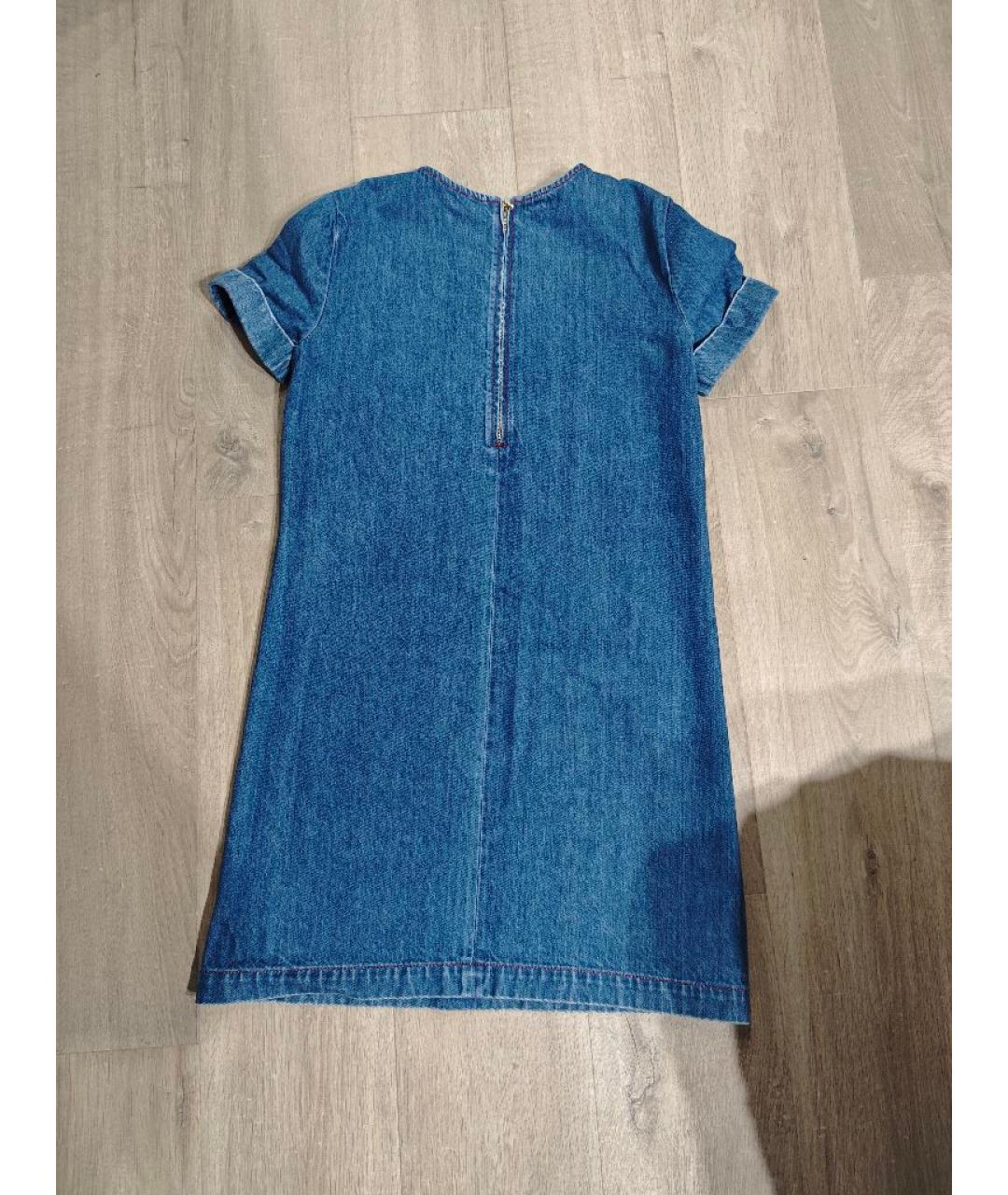 GUCCI Синее повседневное платье, фото 2