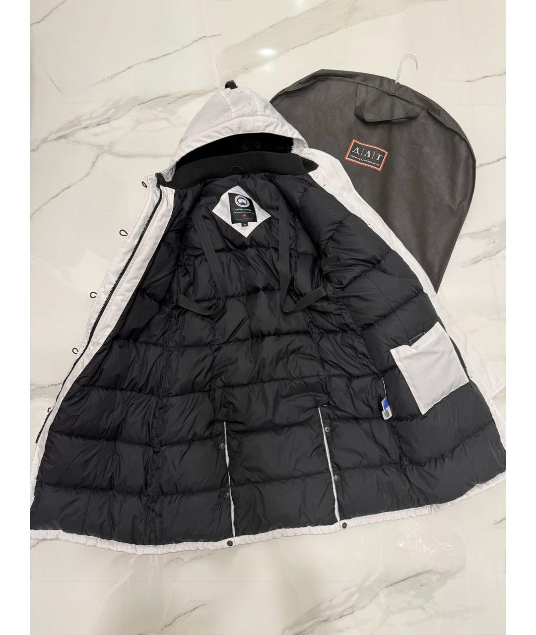 CANADA GOOSE Белый пуховик, фото 6