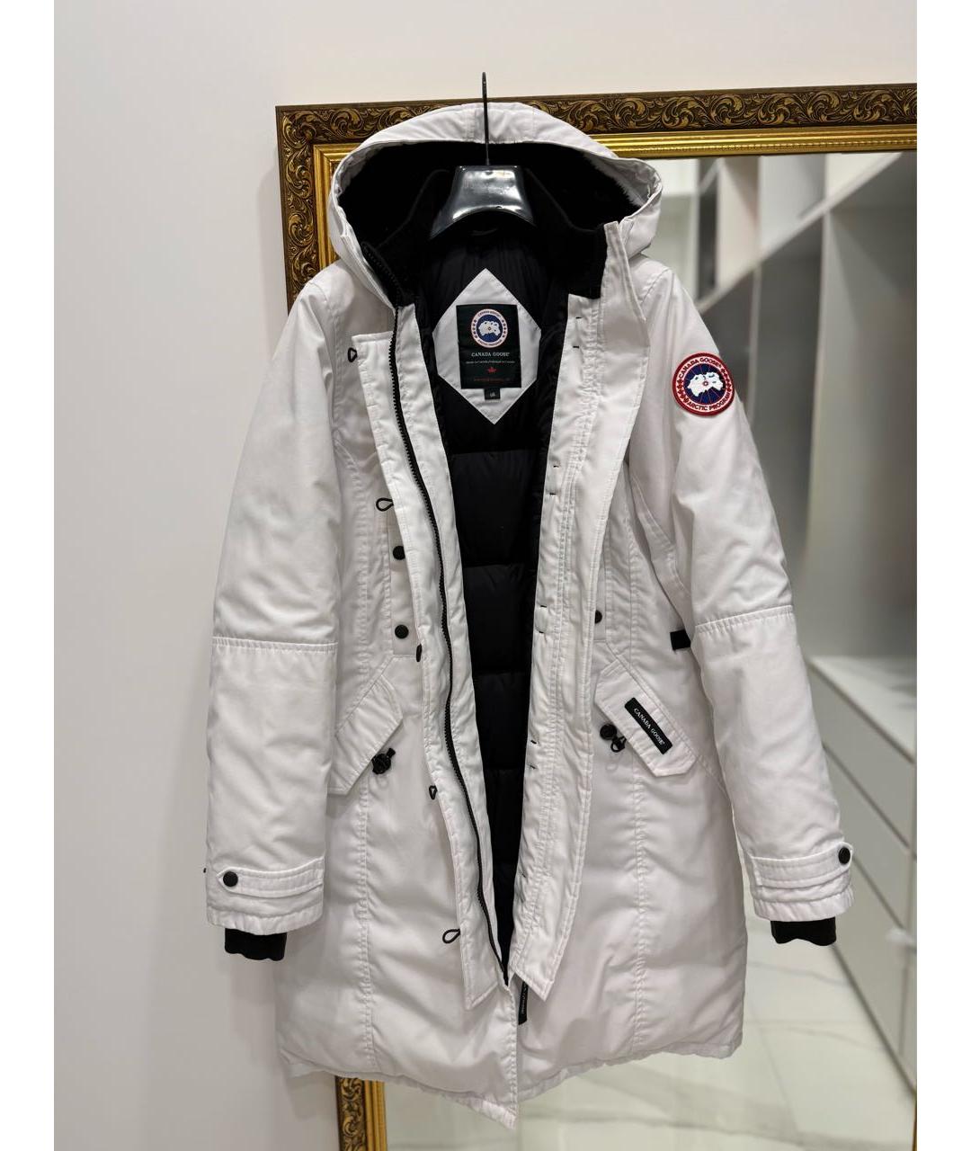 CANADA GOOSE Белый пуховик, фото 2