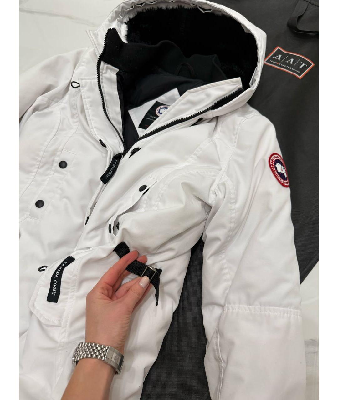 CANADA GOOSE Белый пуховик, фото 8