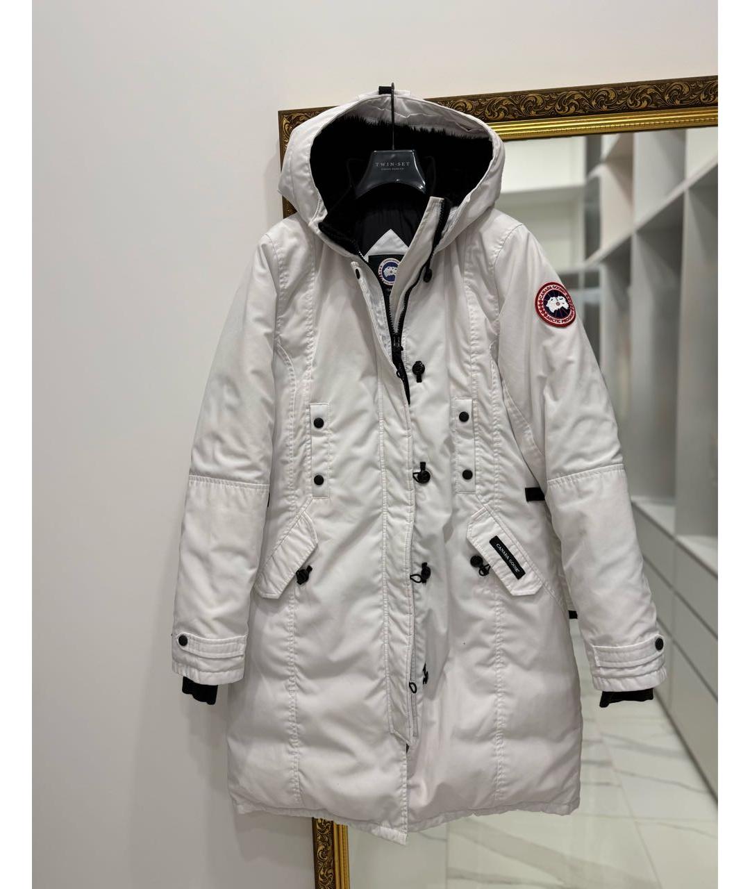 CANADA GOOSE Белый пуховик, фото 9