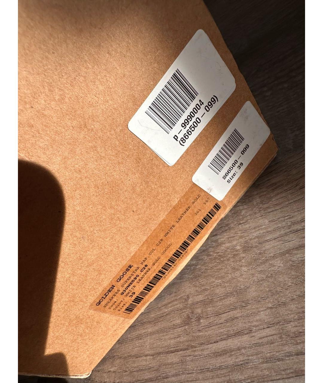 GOLDEN GOOSE DELUXE BRAND Белые кожаные кроссовки, фото 5