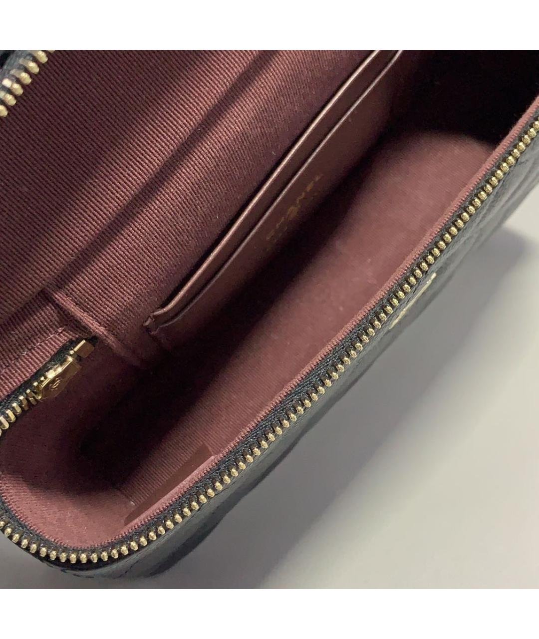 CHANEL Черная кожаная сумка через плечо, фото 7