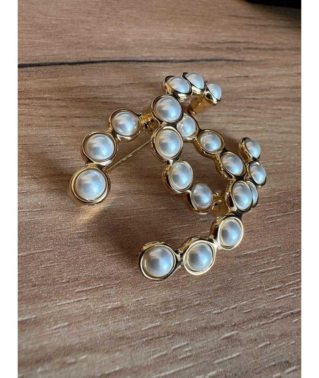 CHANEL Золотая булавка / брошь, фото 2