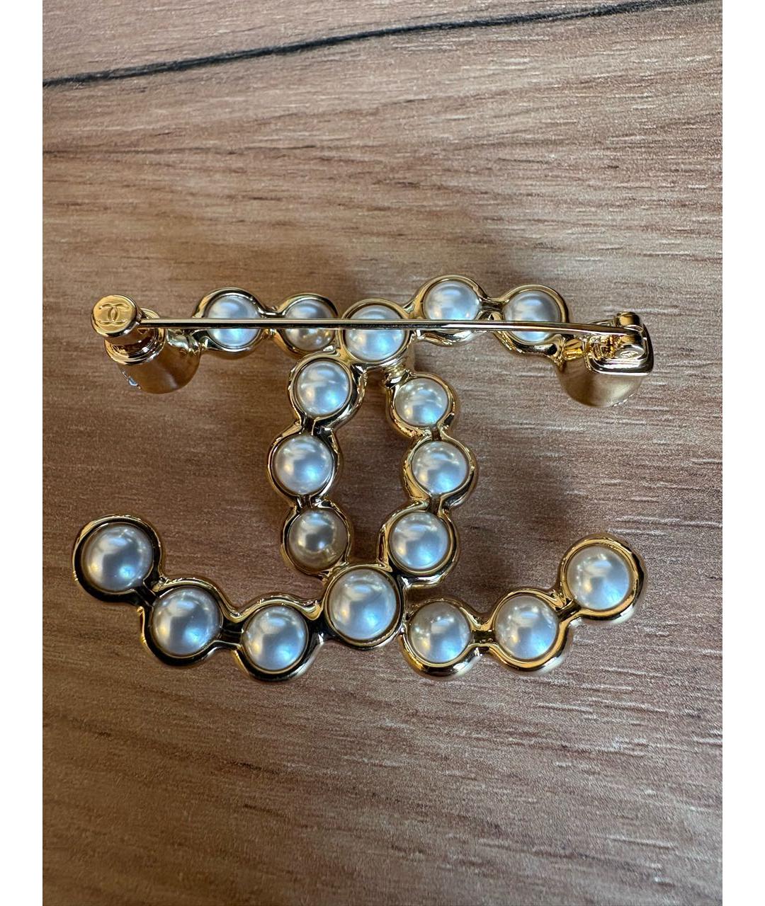 CHANEL Золотая булавка / брошь, фото 3