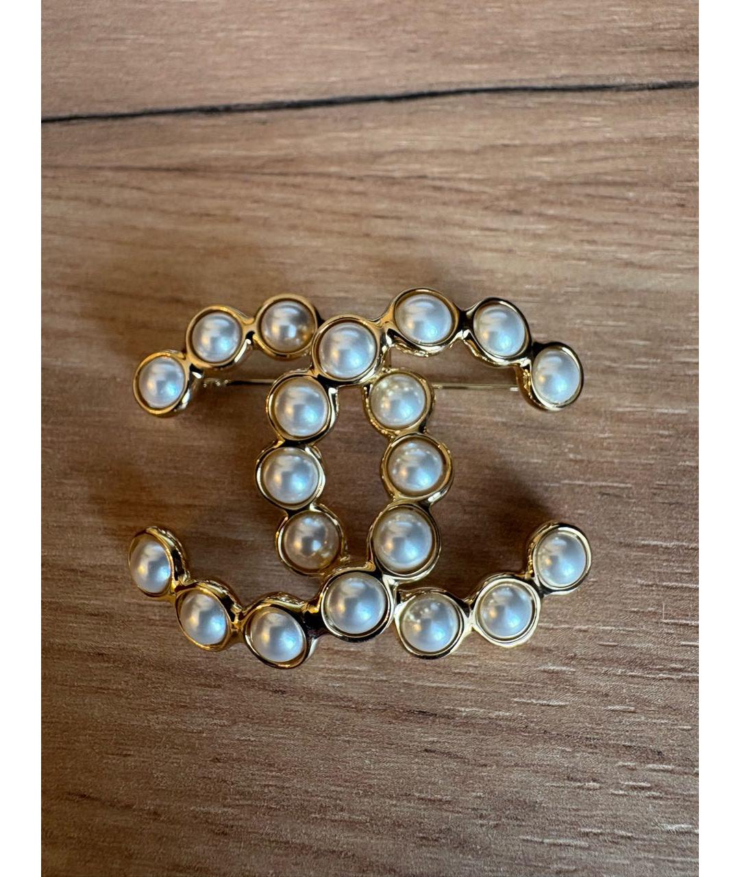 CHANEL Золотая булавка / брошь, фото 8