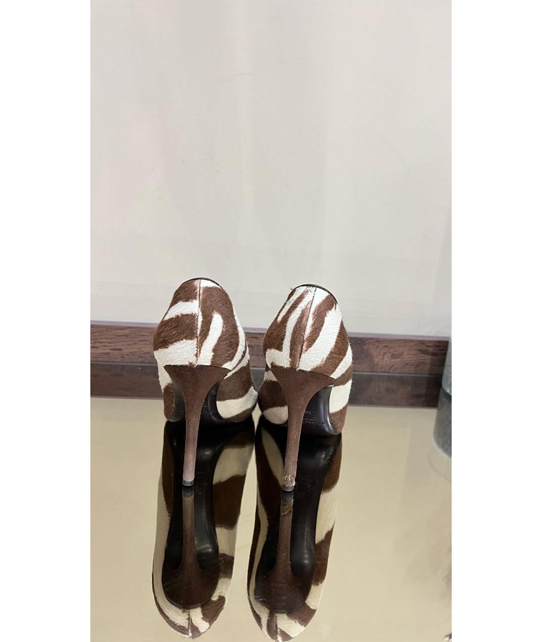 RALPH LAUREN Коричневые туфли из экзотической кожи, фото 4