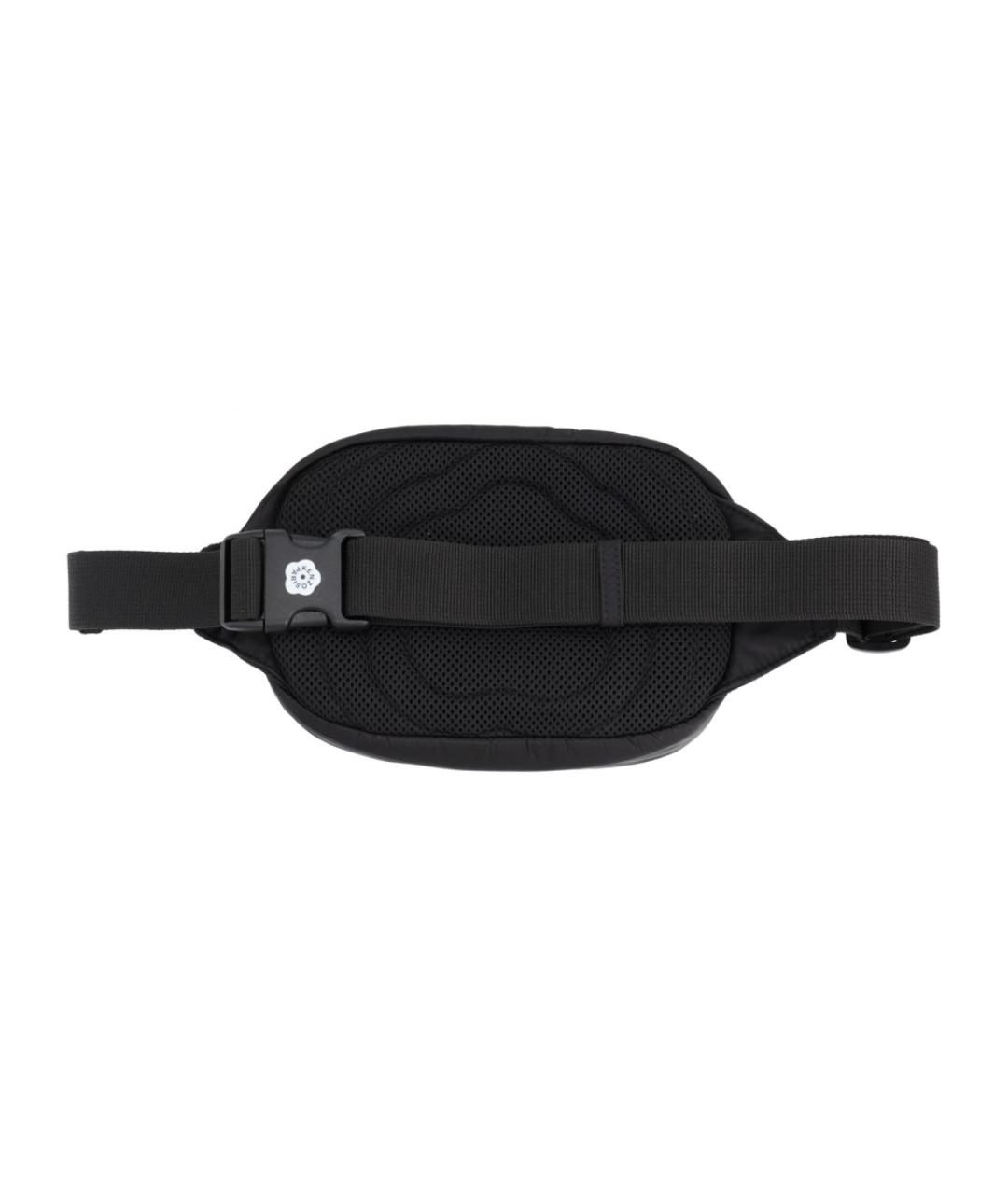 KENZO Черная синтетическая поясная сумка, фото 2