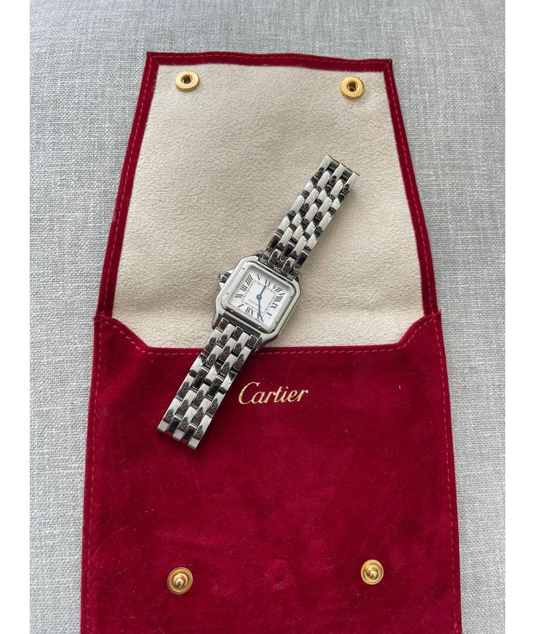 CARTIER Белые часы, фото 3