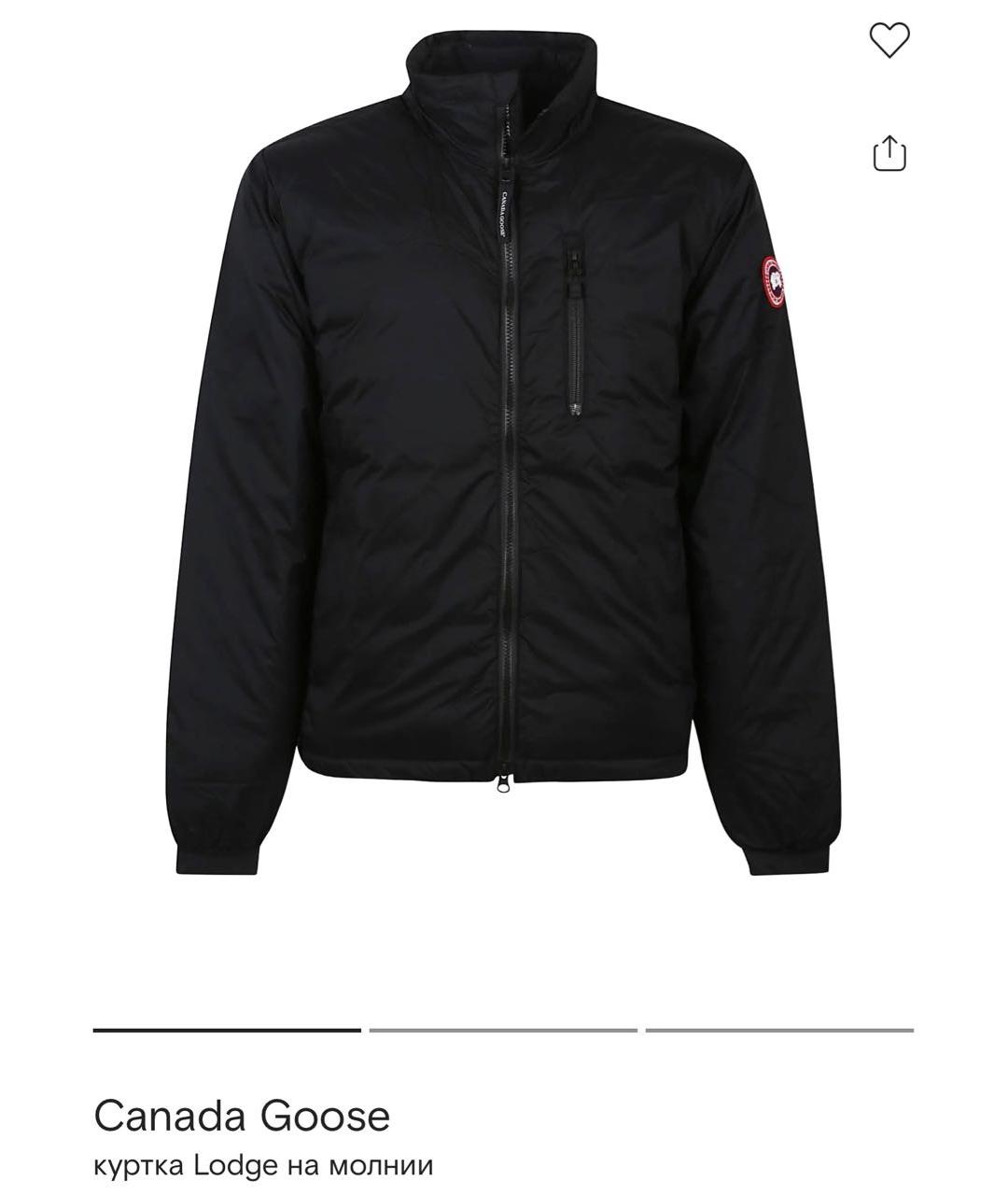 CANADA GOOSE Черный пуховик, фото 9