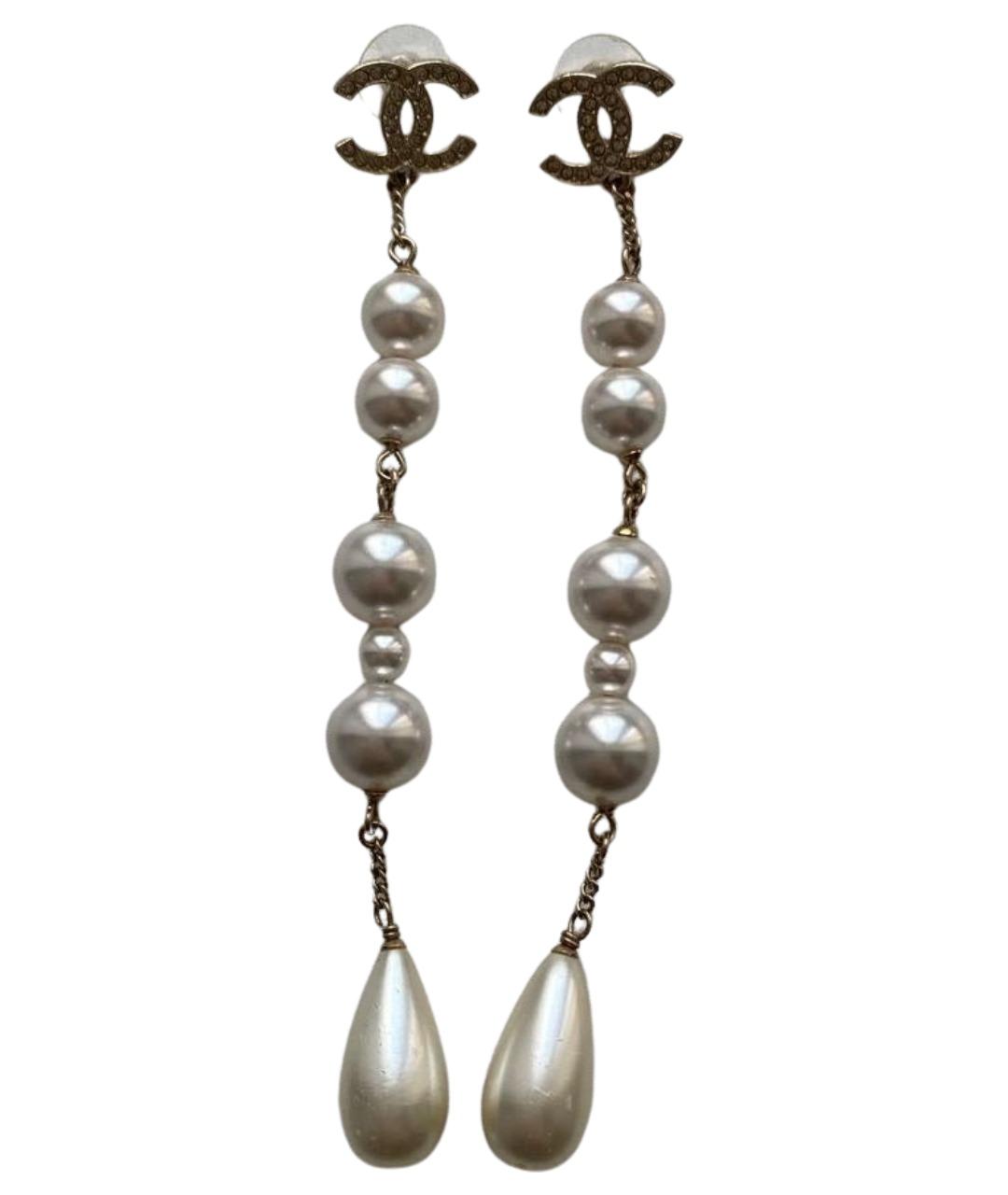 CHANEL Золотые серьги, фото 1