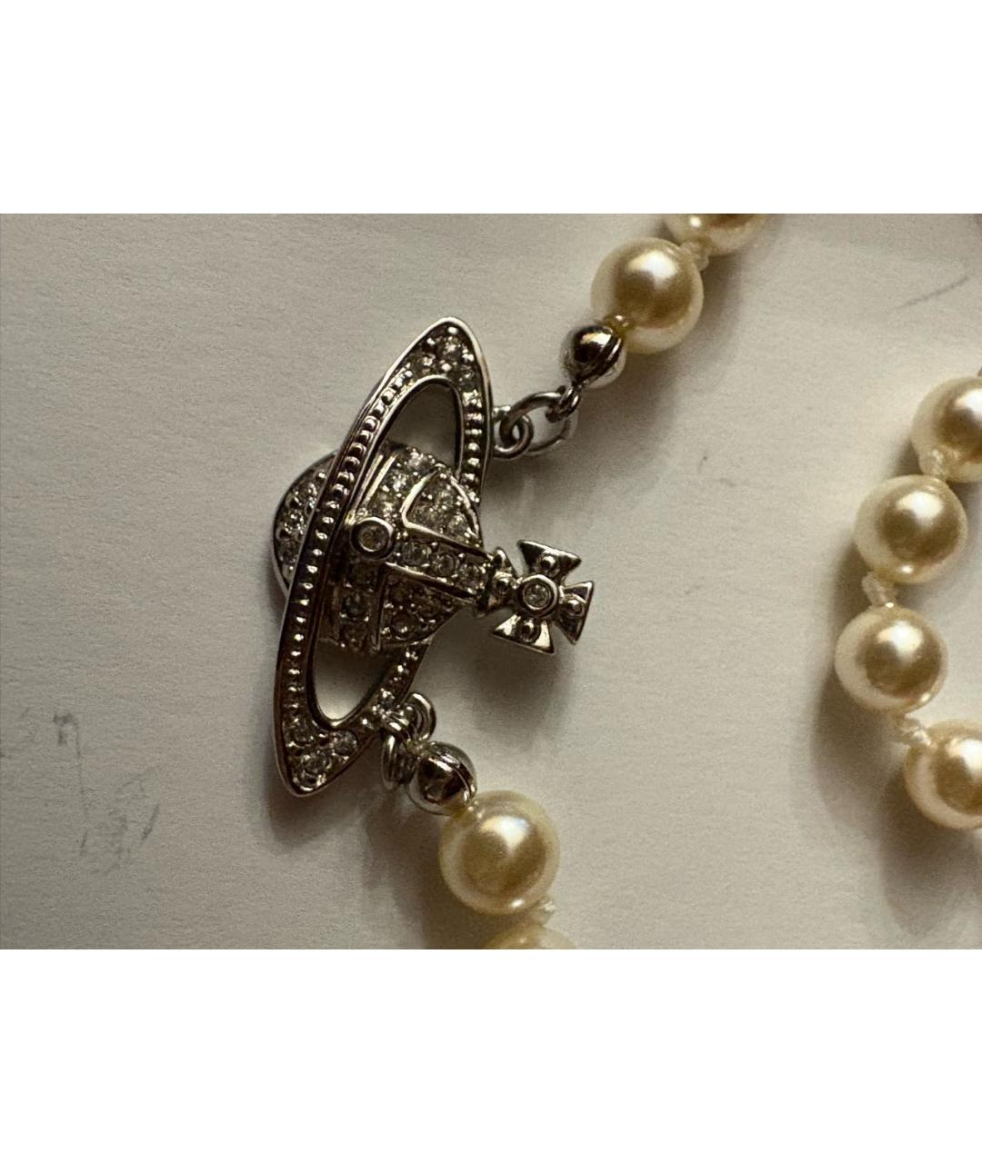 VIVIENNE WESTWOOD Белый чокер, фото 2