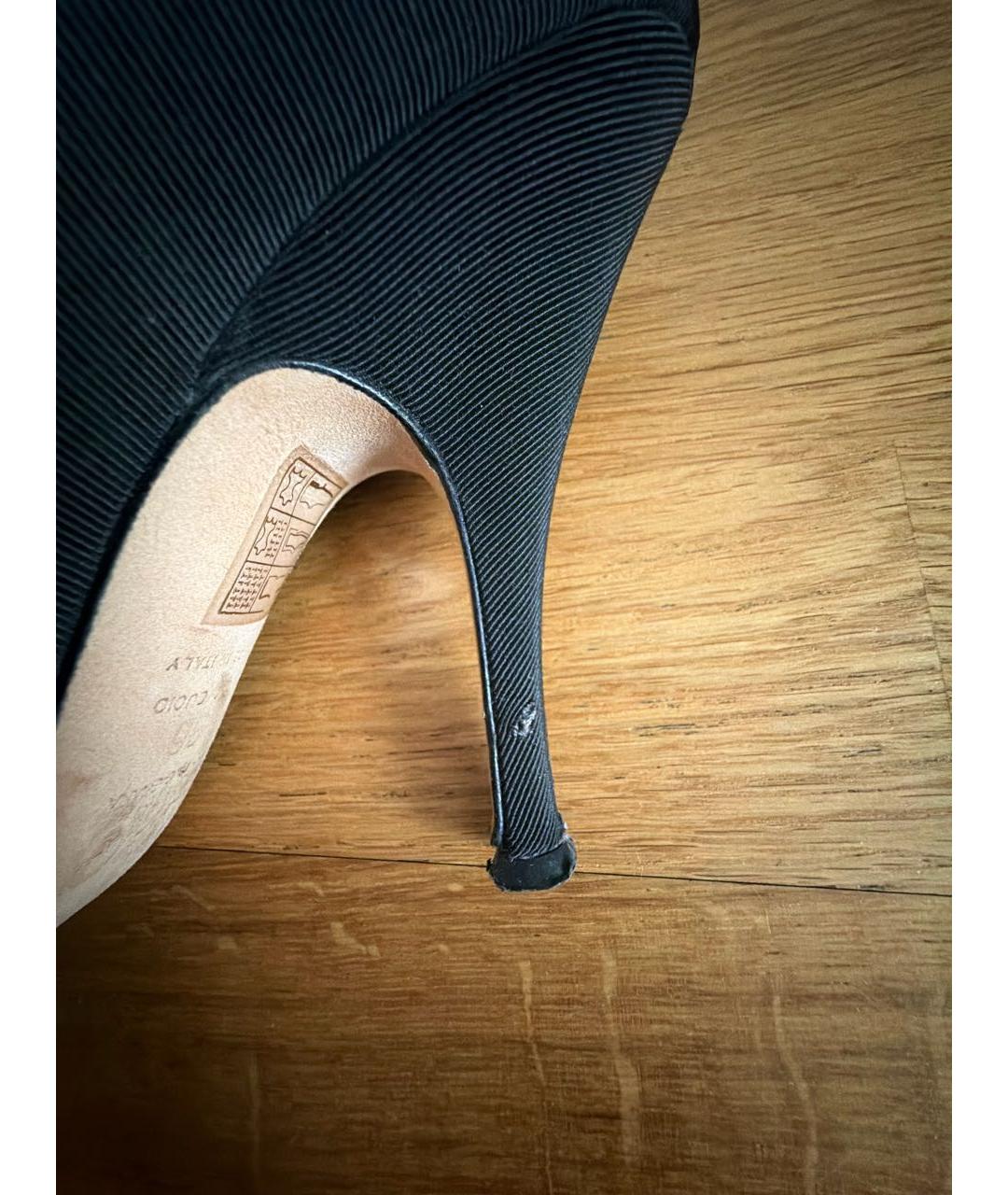 DOLCE&GABBANA Черные текстильные туфли, фото 6