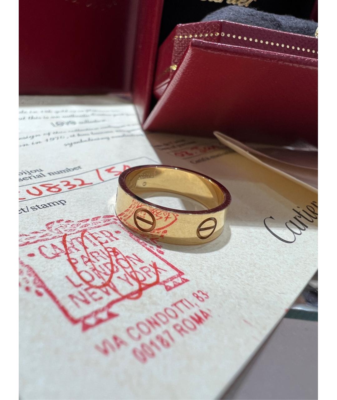 CARTIER Золотое кольцо из розового золота, фото 4