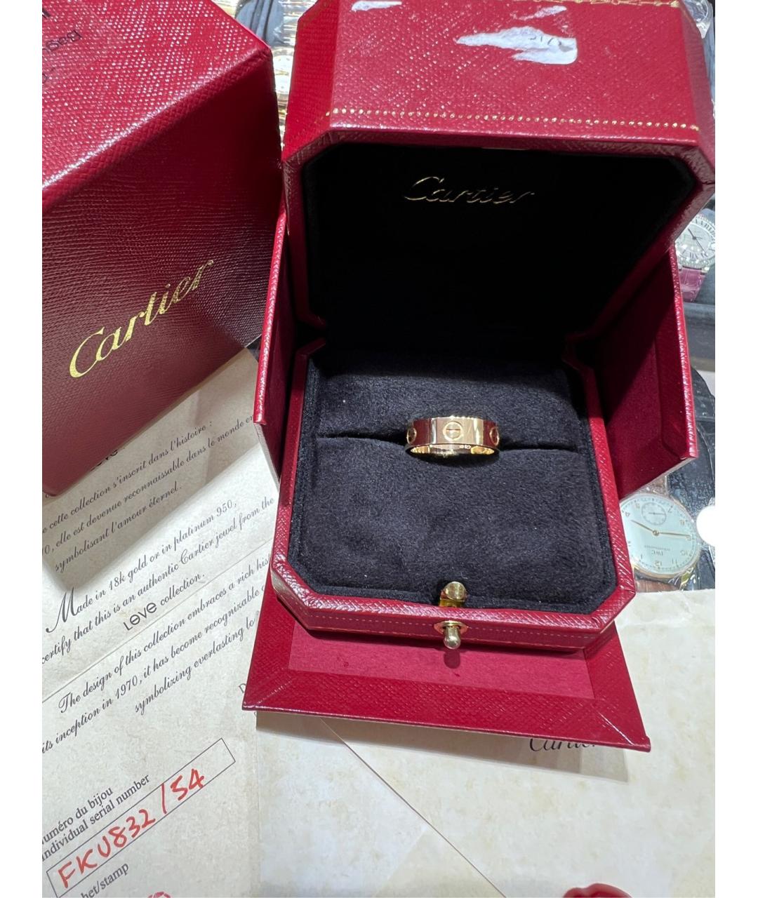 CARTIER Золотое кольцо из розового золота, фото 2