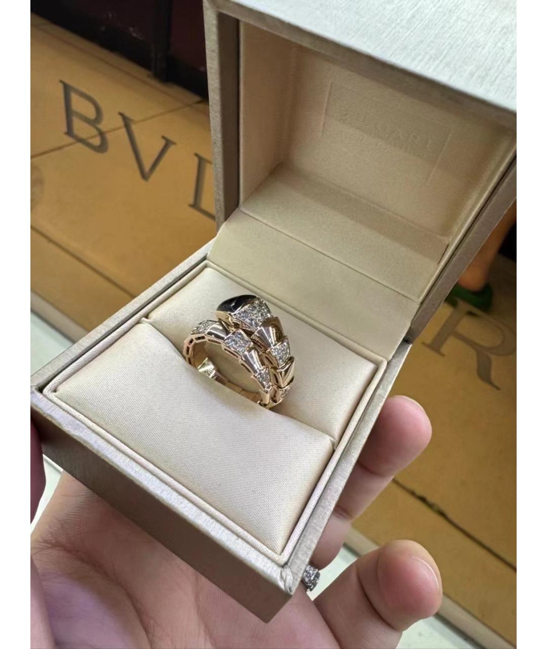 BVLGARI Золотое кольцо из розового золота, фото 7