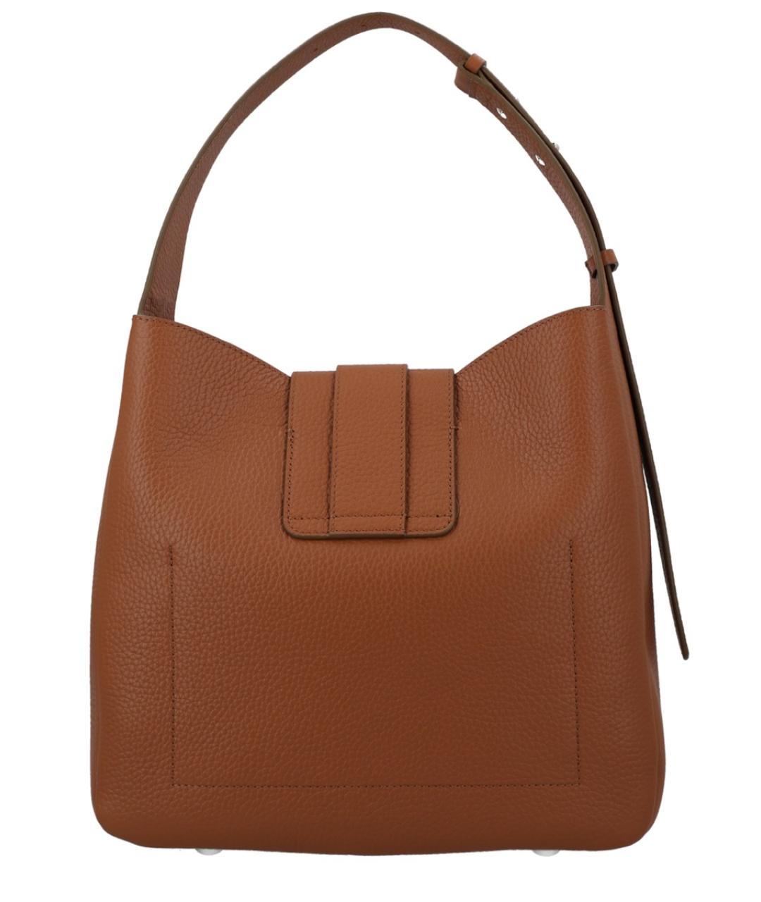 HOGAN Коричневая кожаная сумка через плечо, фото 2