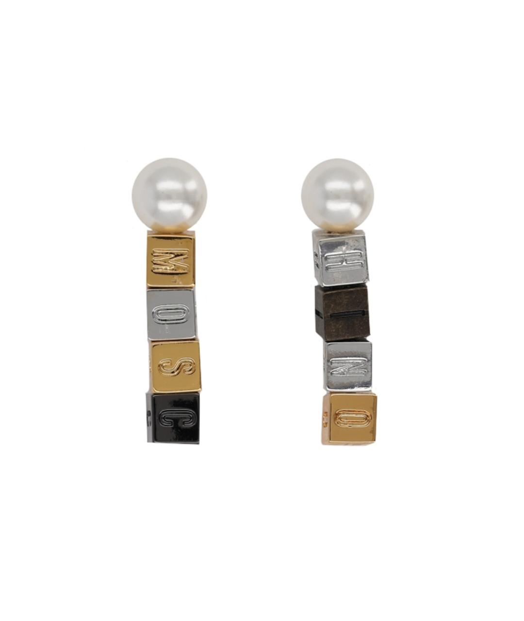 MOSCHINO Серебряные латунные серьги, фото 1