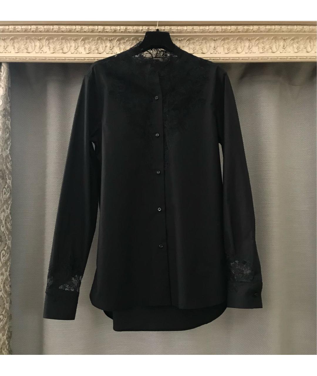 ERMANNO SCERVINO Черная хлопковая рубашка, фото 6