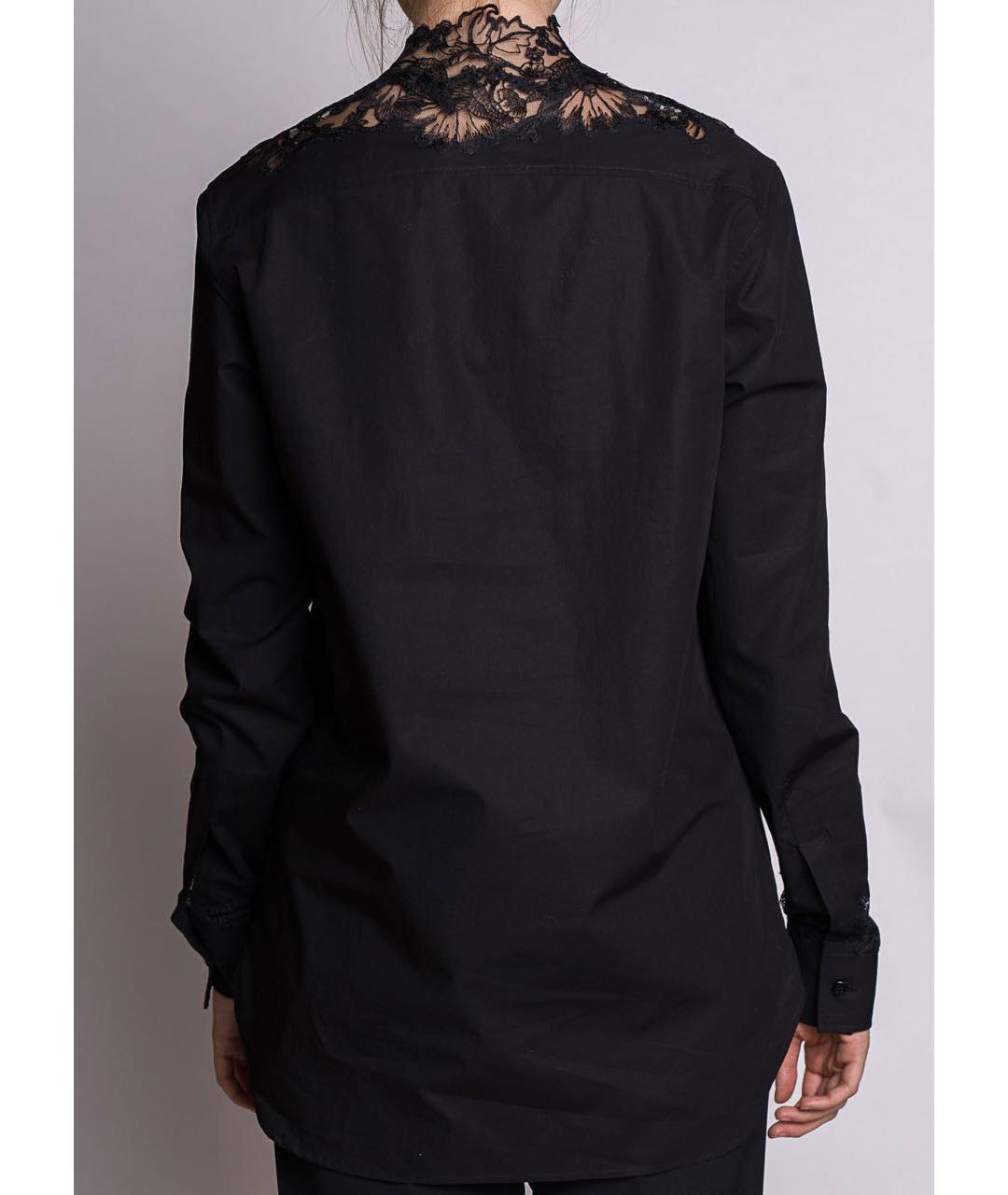 ERMANNO SCERVINO Черная хлопковая рубашка, фото 4