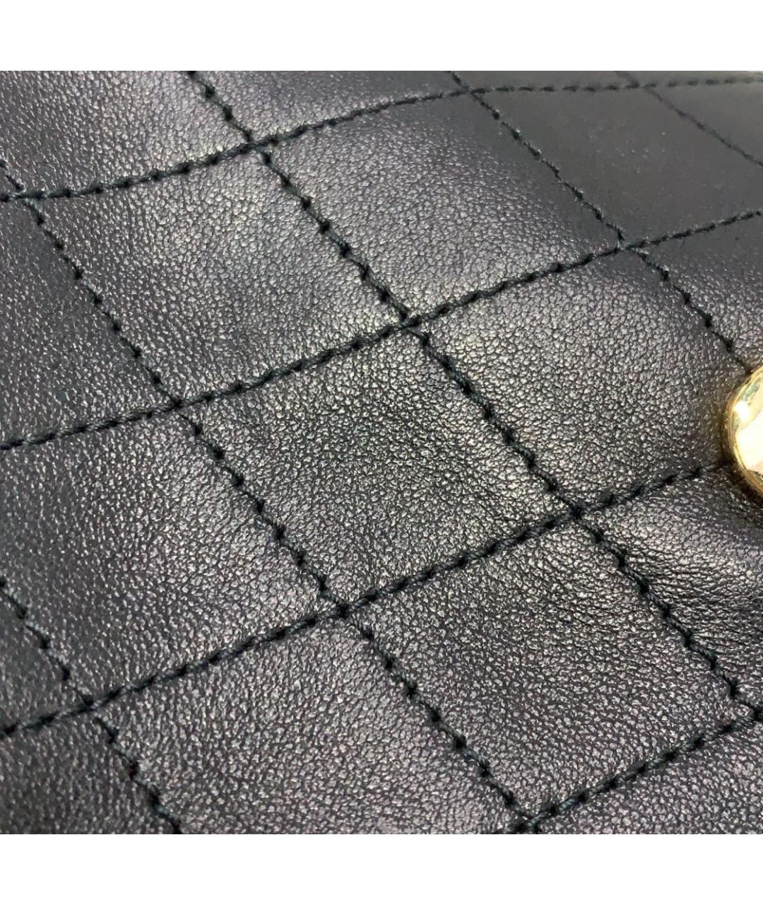 SAINT LAURENT Черная кожаная сумка через плечо, фото 3