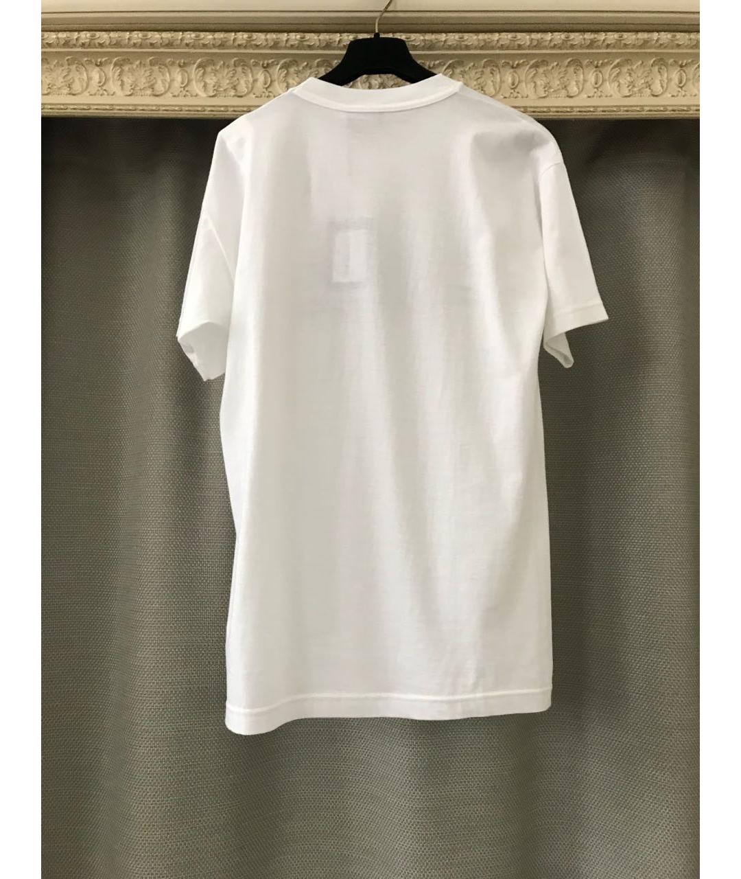 ERMANNO SCERVINO Белая хлопковая футболка, фото 8