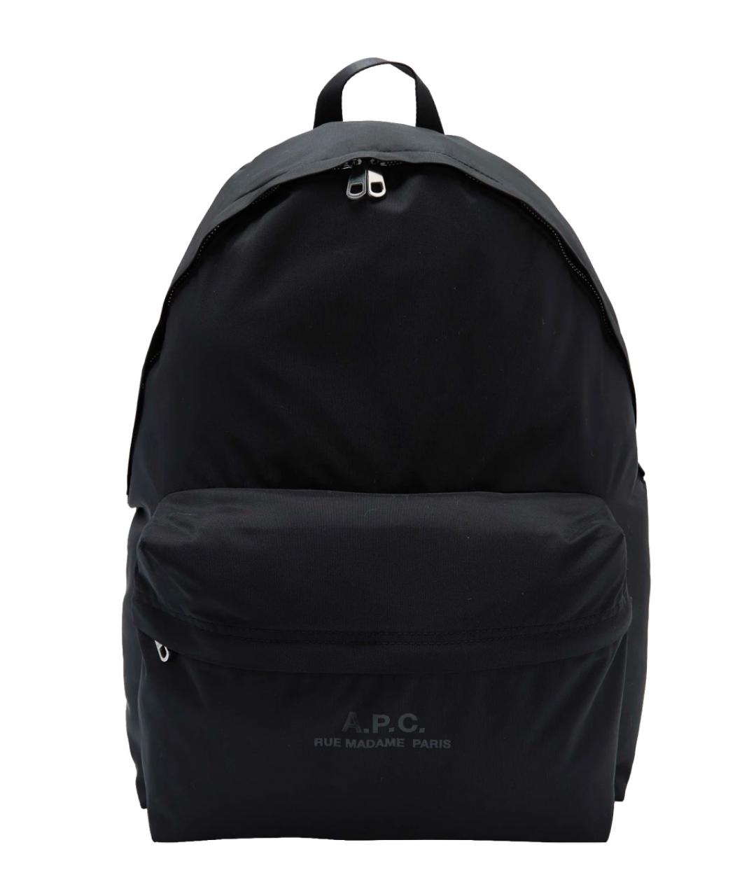 A.P.C. Черный синтетический рюкзак, фото 1