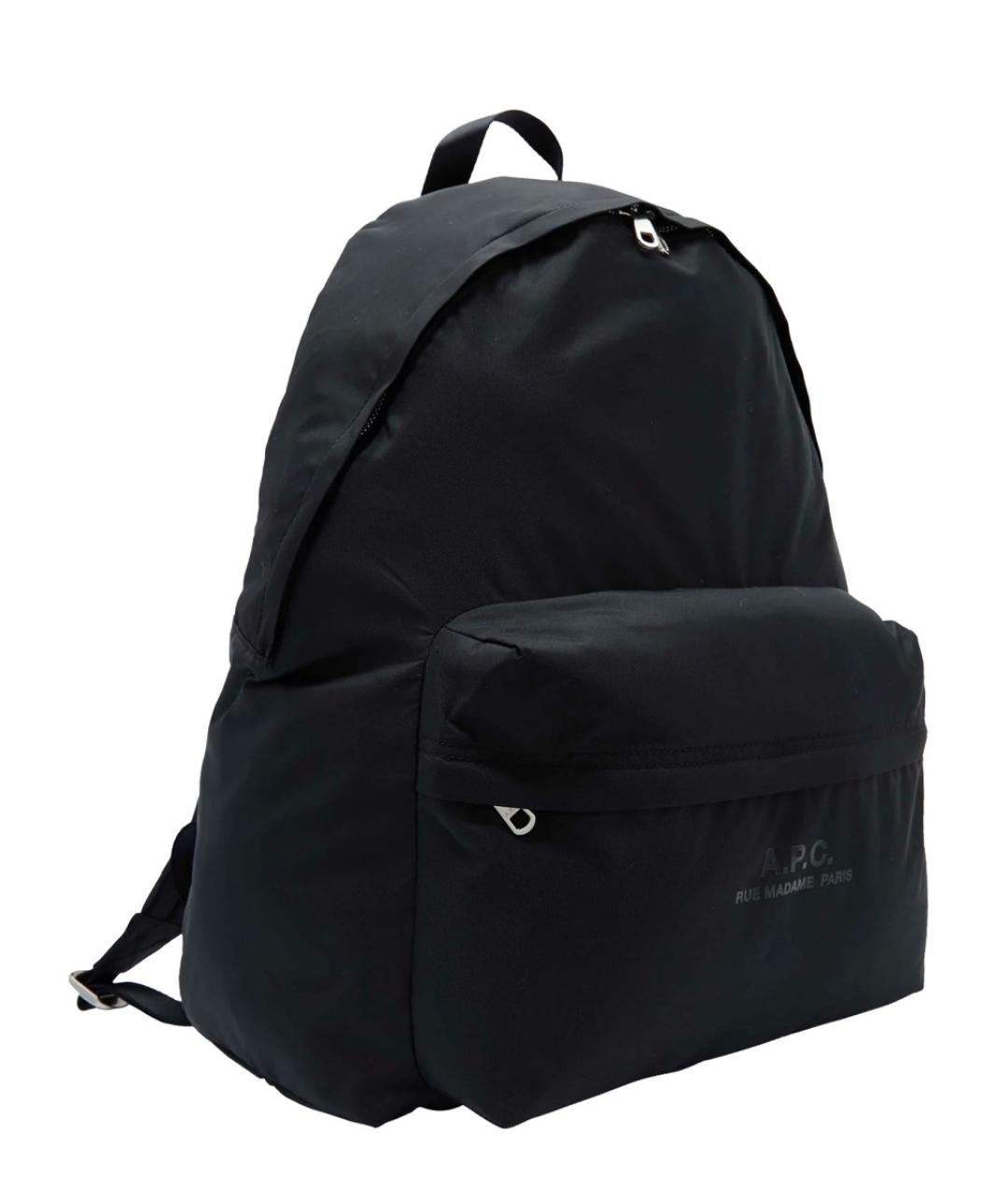 A.P.C. Черный синтетический рюкзак, фото 3