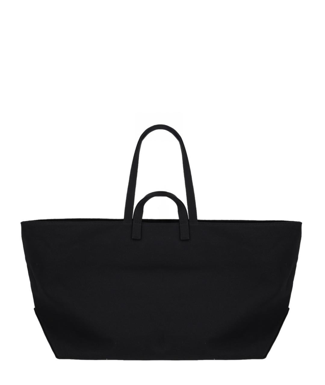 A.P.C. Черная хлопковая сумка тоут, фото 3