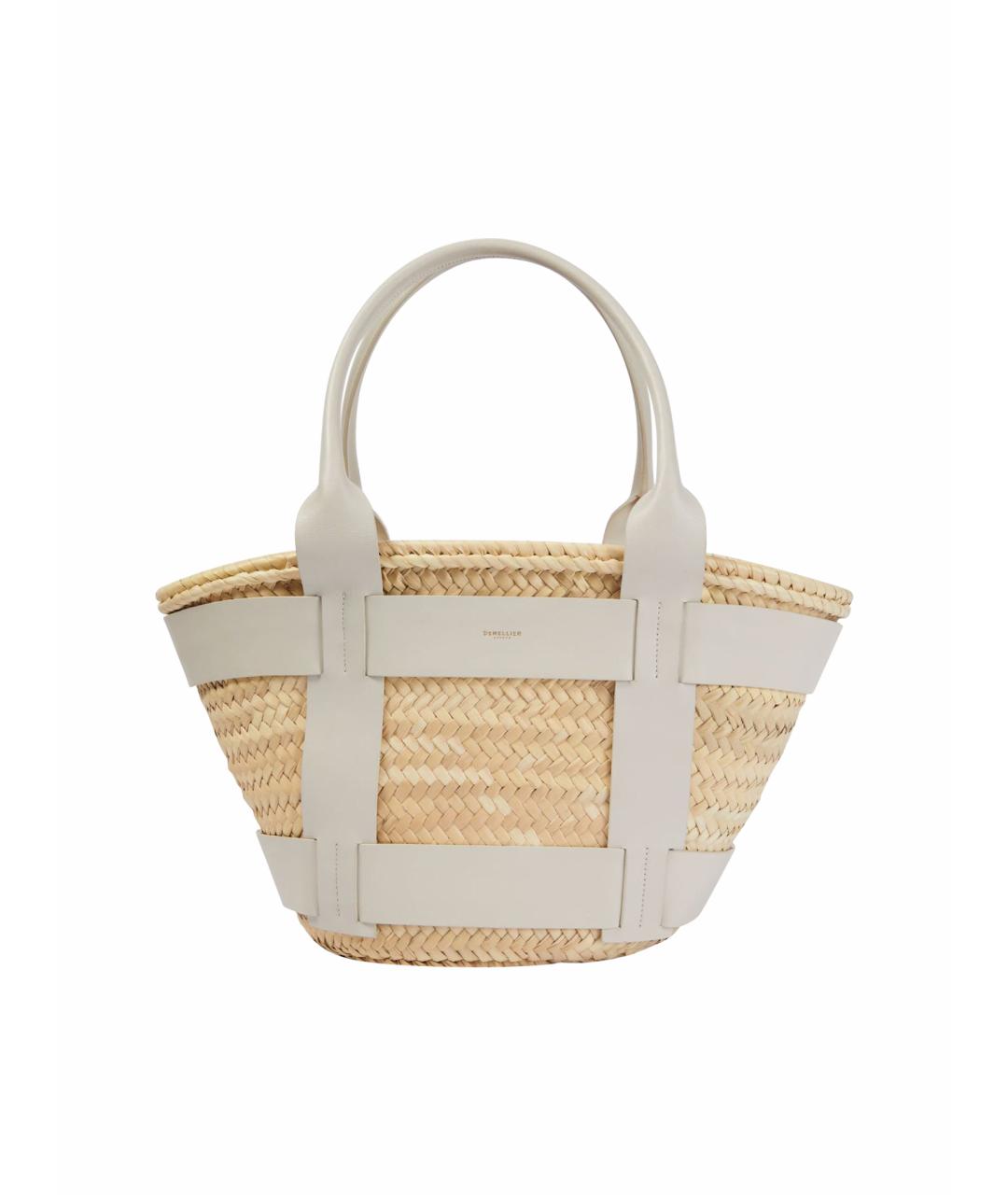 DEMELLIER Белая кожаная пляжная сумка, фото 1